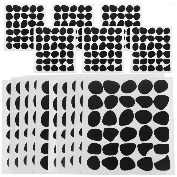 Duvar Kağıtları Düzensiz Dot Duvar Çıkartmaları PVC Siyah Minimalist Sticker Yatak Odası İçin Modern Dekoratif
