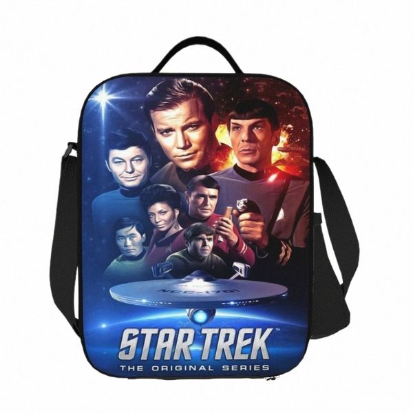 Star Trek Lunch Bag Tote Meal Bag Многоразовый изолированный портативный ланч-бокс для женщин Мужской мальчик девочка 54Tp #