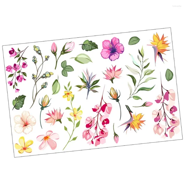 Tapeten, Wanddekorationen, selbstklebende Aufkleber, Hintergrundaufkleber, Blumenmuster, Blumen, Zuhause