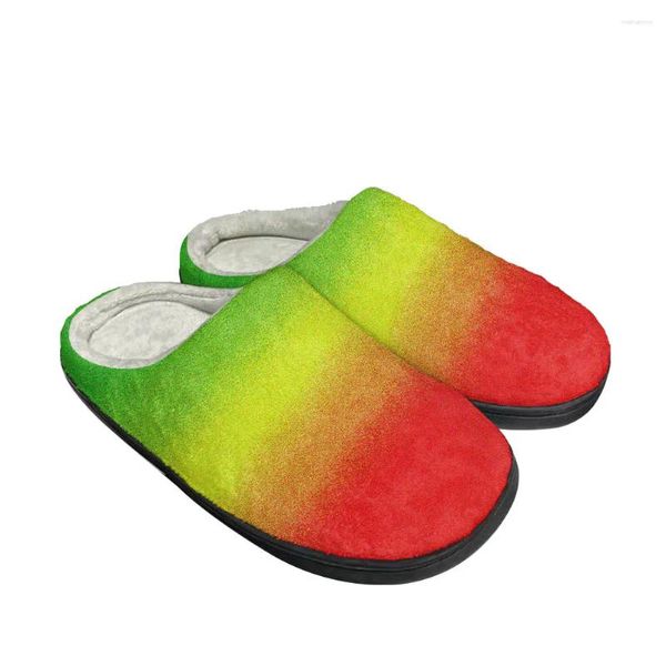 Pantofole Moda Ultimi Sandali Rasta Lion personalizzati da donna da uomo Peluche Casual Mantieni calde Scarpe Pantofola comoda termica