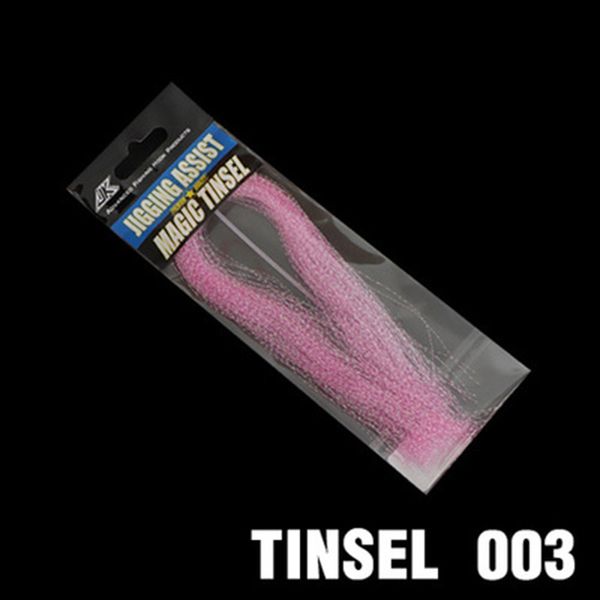 Material de brilho UV Tinsel Tinsel Twisted Fly Tying Crystal Jigs Hook Auxiliar super macio para amarrar o gancho de assistência