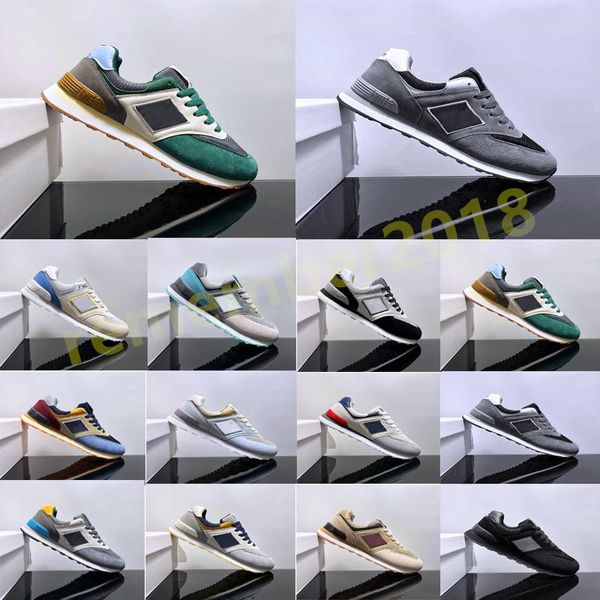 Designer Mode Herren Trainer N574 Laufschuhe B574 UNC 574 Rich Paul 574S Leon Dore Weiß Marine Eiche Blatt Grün Gelb Orange Damen Turnschuhe 36-45 R31