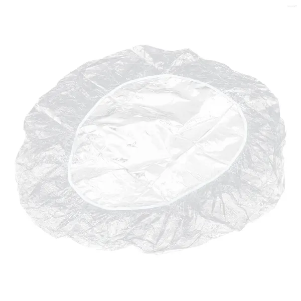 Toalha de mesa transparente em pvc, toalha de mesa redonda decorativa de plástico à prova d'água para festa e banquete