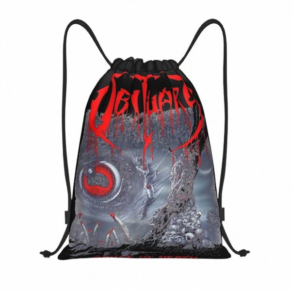 Banda obituário Causa Da Morte Sacos Com Cordão Esportes Mochila Ginásio Sackpack Death Metal Música Trazer o Noise String Bag W4qA #