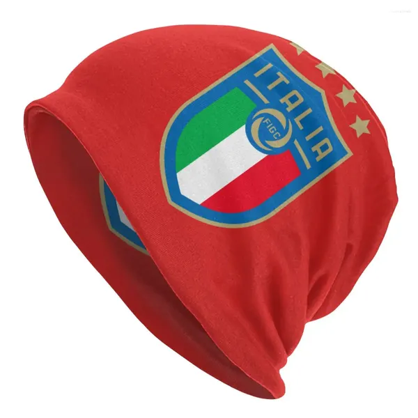 Berretti World 4 Stars Soccer Football Legends Figc Bonnet Hat Autunno Inverno Street Skullies Berretti per uomo Donna Knit Warm Cap