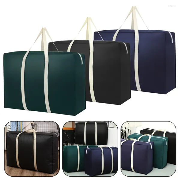 Sacos de armazenamento 3 pcs cama saco roupas cabides titular toalha brinquedo tecido não tecido multi-função viagem grande