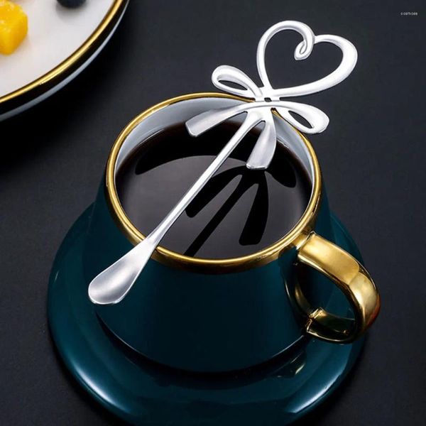 Kaffeelöffel aus Edelstahl, leicht zu reinigen, für Liebhaber von unverzichtbarem, robustem und langlebigem Rühren
