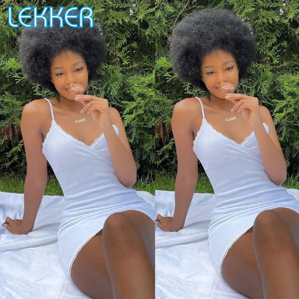 Lekker Afro Kinky Bulk Curly Human Hair Crochet Braids