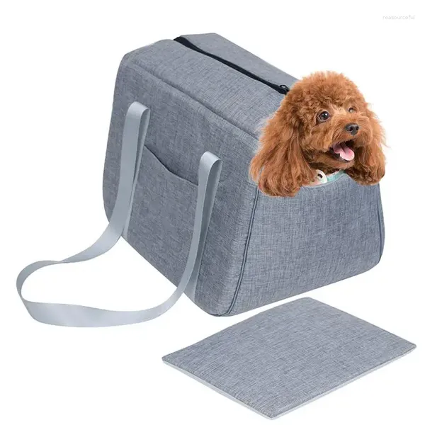 Bolsa transportadora para cães com ombro portátil para gatos pequenos, cães médios, andando e viajando