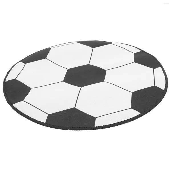 Teppiche Fußball Computer Stuhl Matte Runder Teppich für Wohnzimmer Teppiche Rollstühle Fußmatten Gaming