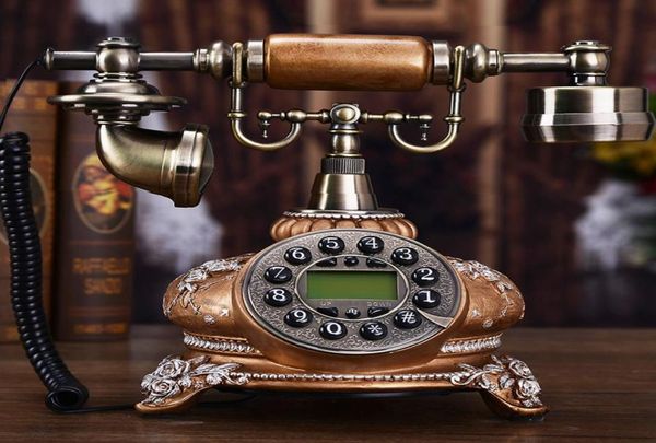 Amiral antika Avrupa Telefon Yaratıcı Moda Retro Eski Telefon Ofisi Amerikan Sabit Hat Sabit Hattı1203015