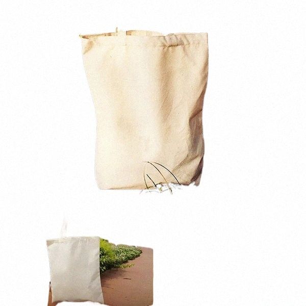 fai da te bianco crema / naturale Cott Plain Canvas Shop Bag Harajuku borsa riutilizzabile borsa a tracolla Tote Shopper Bag ideale per opere d'arte d1QE #
