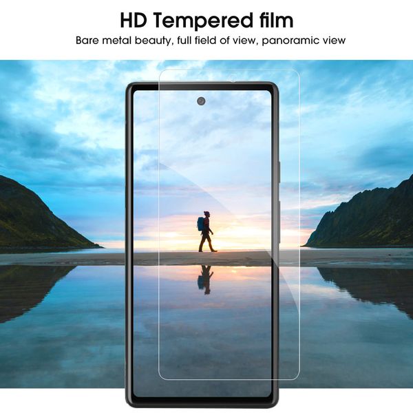 Filme de proteção de vidro temperado para o Google Pixel 7 6a 4 xl 6 protetor de tela anti-arranhão para pixel7 pixel6a google 3xl pixel4 3