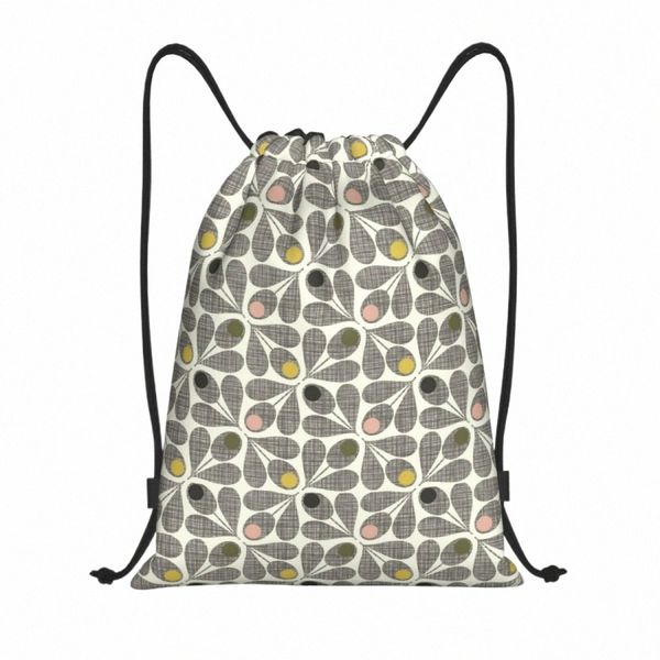 Gekritzel Eichel Tasse Slate Orla Kiely Print Kordelzug Rucksack Frauen Männer Sport Gym Sackpack Faltbare Training Bag Sack e9qT #