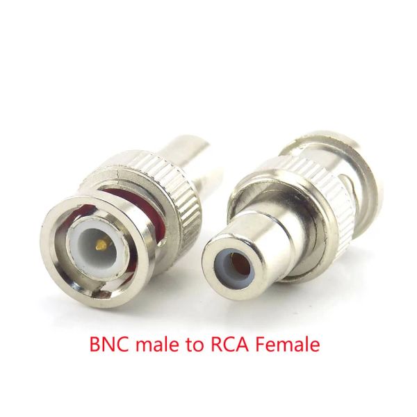 Connettore BNC 2/5/10pcs da femmina da femmina da maschio a maschio RCA femmina BNC da femmina a maschio per il sistema Video CCTV Camera J17