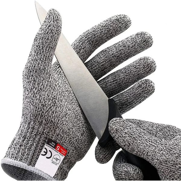 Anti-cut Outdoor Angeln Handschuhe Messer Cut Beständig Schutz Angeln Jagd Handschuhe Stahl Draht Mesh Handschuhe Angeln Werkzeuge