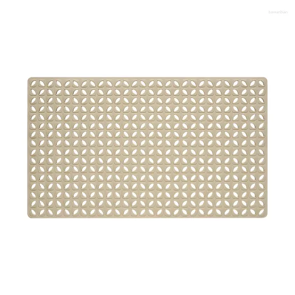 Tapetes de banho Banheiro Anti Slip Mat Mulher Grávida Queda Chuveiro Pé Oco Tapete Impermeável.