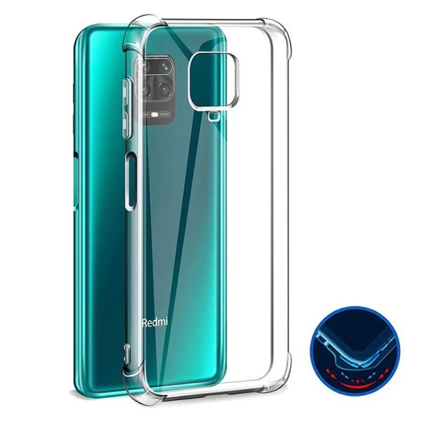 Custodia in silicone resistente agli shock per Xiaomi Redmi Nota 9 8 7 6 Pro Max 8A 9S Case trasparente per Xiaomi Mi 8 9 10 Lite Mi 9t casi