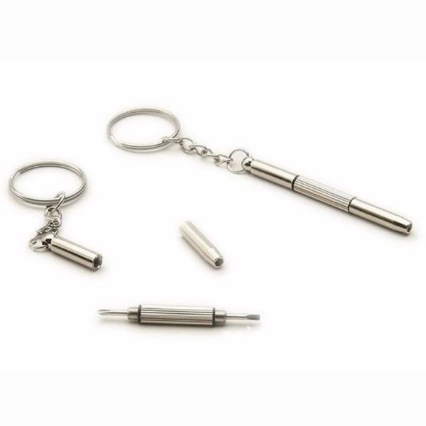 Kit da dado per occhiali da 100-1 pcs 3 in1 portatile per occhiali da sole riparazione del kit di riparazione del kit di riparazione del cacciavite per occhiali per occhiali a testa piatta mini