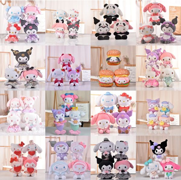 Atacado japão desenhos animados brinquedos de pelúcia gatinho bonito brinquedos de pelúcia jogos infantis playmate presentes de feriado máquina de garra prêmios