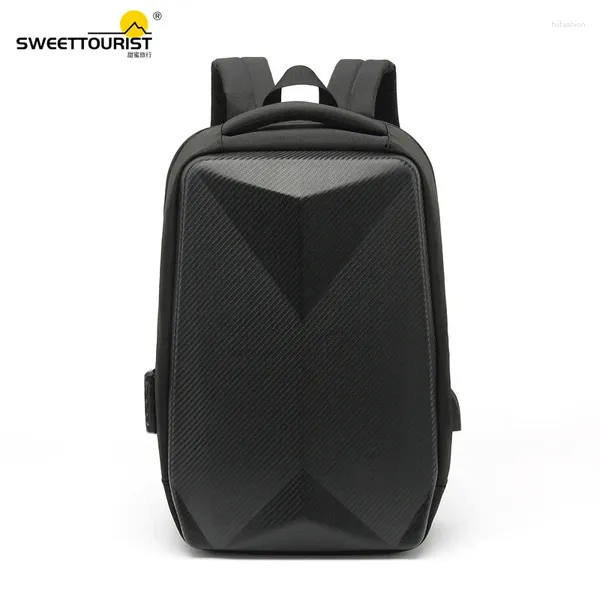 Mochila de viagem portátil anti-roubo trabalho bookbags com porta de carregamento usb resistente à água 17 Polegada saco de computador universitário para homem