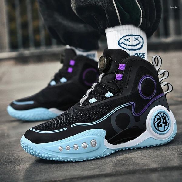 Scarpe da basket Super Cool Uomo Donna Training High Top Scarpe sportive da esterno Stivali con allacciatura rapida Ragazzi Sneakers di marca Uomo