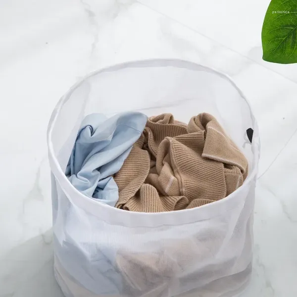 Wäschebeutel Pack Waschen Beutel BH Kapazität Maschine Mesh für Kleidung Unterwäsche Socken Lagerung schmutzig Kordelzug Spezialtasche groß