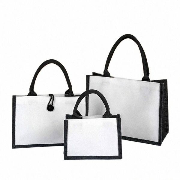 Büyük kapasiteli çuval bezi patchwork tote çanta dükkan çantası taşınabilir çevre dostu tote çanta unisex öğrenci çanta toptan w1ua#