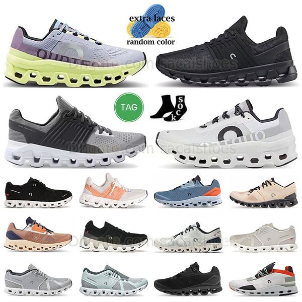 Роскошные тренеры CloudMonster Flats Rode Shoes All White Cloudswift 3 nova Run All Black OC Womens Cloud The Roger Shoe Cloudsurfer светло -голубые кроссовки Tenis mujer