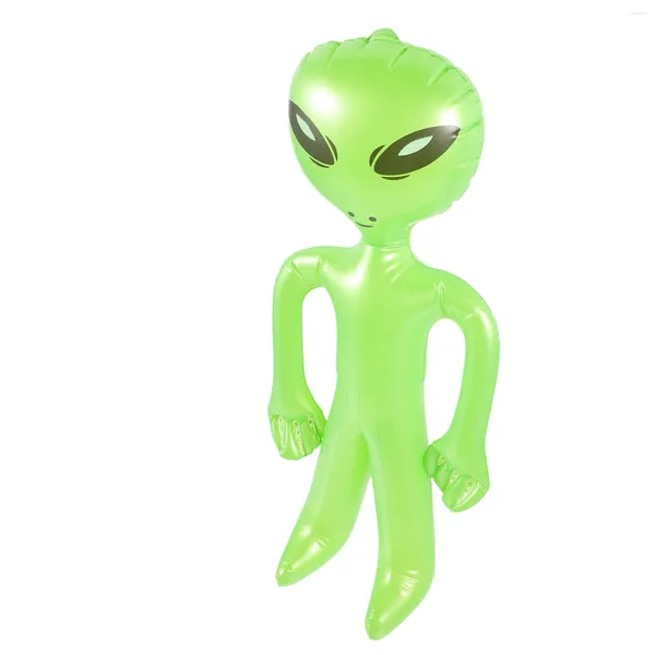 Copos descartáveis palhas verão criança halloween brinquedos espaço exterior balões pvc inflável alienígena prop