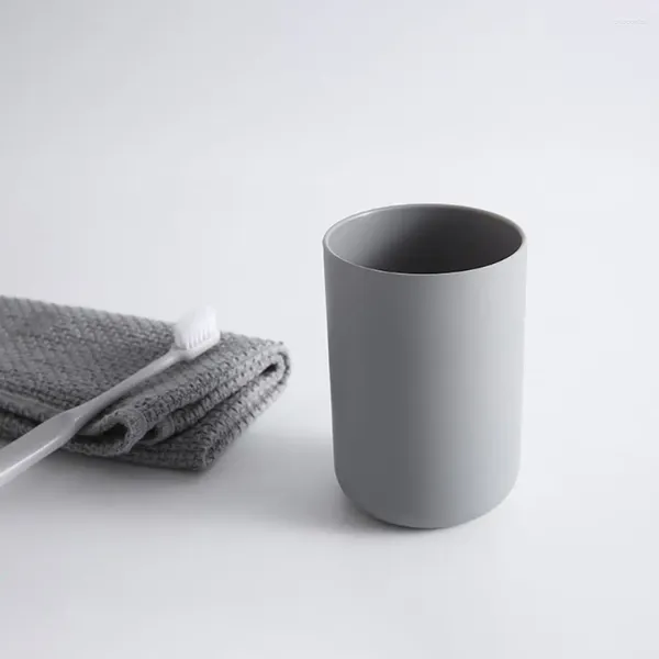 Canecas Plástico Beber Caneca de Café Copo Organizador Armazenamento Suprimentos de Banheiro Suporte de Escova de Dentes Colutório Água Tumblers