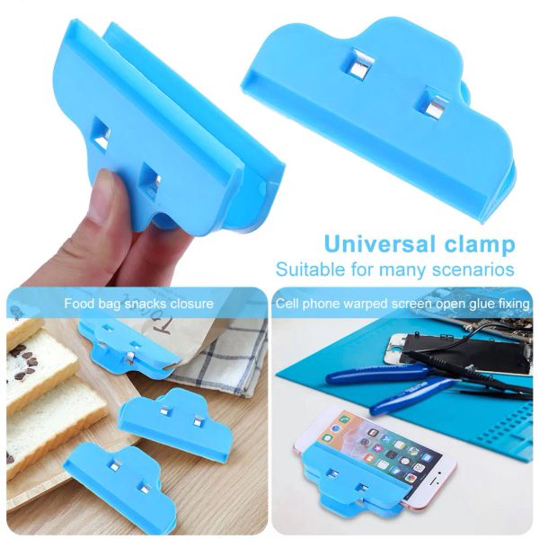 1-10 шт. Мобильный телефон Fixing Lickt Plastic Clip Clip Perforce Зажим для iPhone Samsung IPad планшет ЖК-экрана