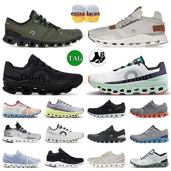 DHGATES 3X Treinadores Nova Running Shoes Cloudswift 3 CloudRunner x 3 Push Lavender CloudMonster Neon The Roger Shoe Supotor All White CloudStratus Sneakers