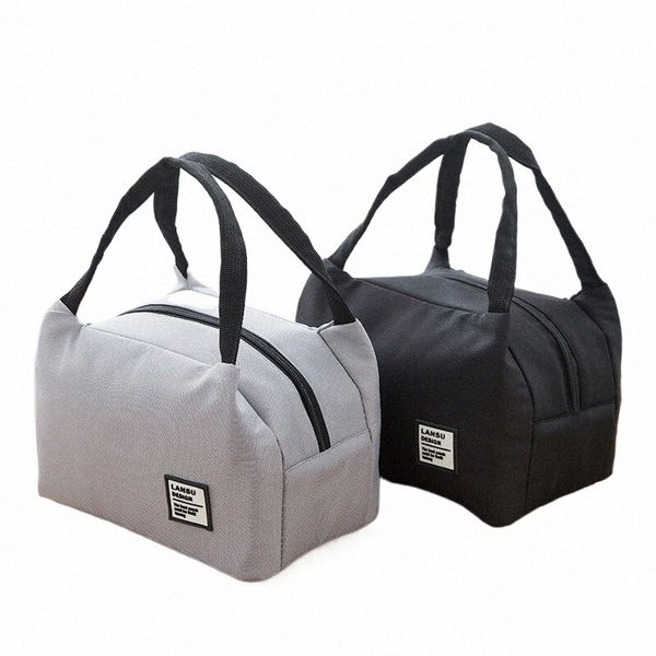 Borsa per il pranzo Tote Scatola portatile isolata Tela Termica per alimenti freddi Ctainer Scuola Picnic Uomo Donna Bambini Lunchbox da viaggio Tenere in caldo a4kZ #