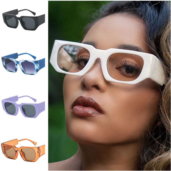 Occhiali da sole personalizzati Occhiali da sole alla moda unisex Occhiali anti-UV Larghezza aste Occhiali da vista Minimalista Google Ornamentale