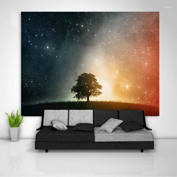 Wandteppiche, Heimdekoration, dekorative Wandteppiche, Kunst, Galaxie-Dekoration, Tapeten, Kopfteile, hängende Schlafzimmer, ästhetisches, individuelles Zimmer