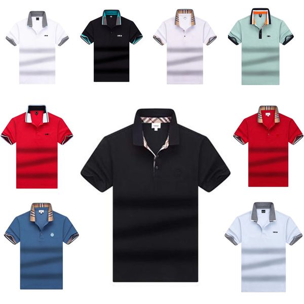 Designer Herren Basic Business Polos T-Shirt Mode Frankreich Marke Herren T-Shirts bestickte Armbänder Buchstaben Abzeichen Poloshirt Damen Neu