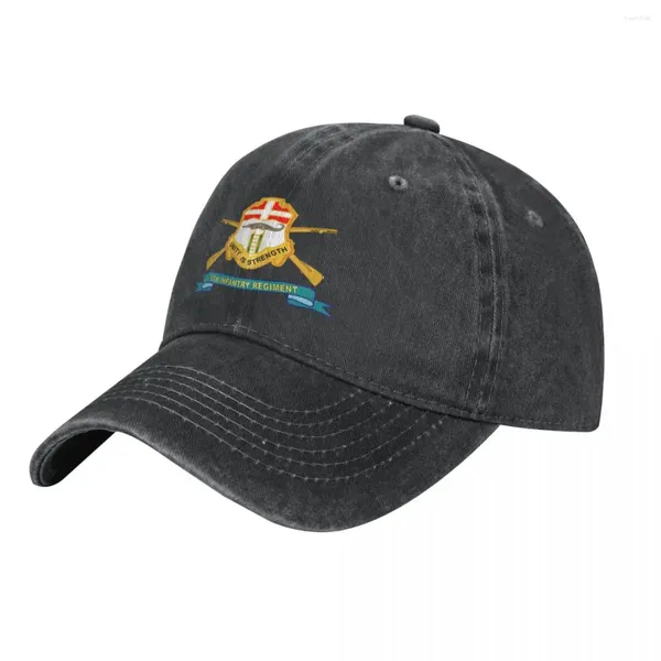 Bola Caps Exército - 6º Regimento de Infantaria Dui W Br Fita X 300 Chapéu de Cowboy Capuz Natal Personalizado Cap Mens Chapéus Mulheres