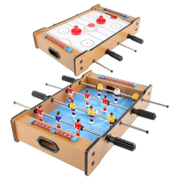 Jogo de mesa de futebol multi jogo de mesa de futebol competição mesa de hóquei de ar para meninos e meninas mão jogos de tabuleiro de futebol para interior 240328