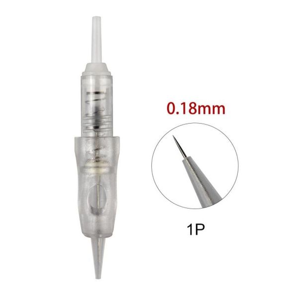 20 pezzi 018mm025mm035mm 1RL Revolution Ago per tatuaggio Cartuccia per trucco permanente Aghi per kit macchina per tatuaggio Sopracciglio Needle6393933