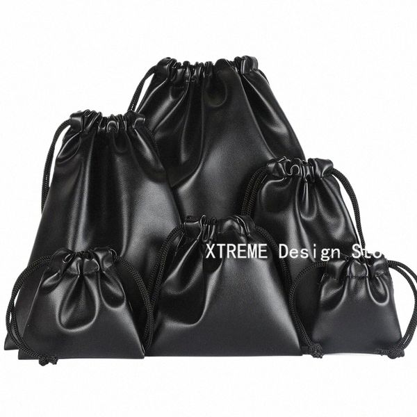 Custodia per rasoio elettrico da uomo Custodia con coulisse in pelle PU nera per gioco Ctroller Tasca protettiva per cuffie h1Oe #