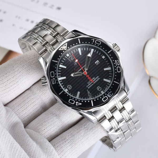 Cinto de boa venda com três agulhas 007 relógio para estilo moderno masculino