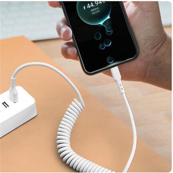 5A USB Tip C Mikro Veri Kablosu Android Telefon 40W USB Yay Çeken Hızlı Şarj kablosu Araç Samsung Huawei için USB Kablosu