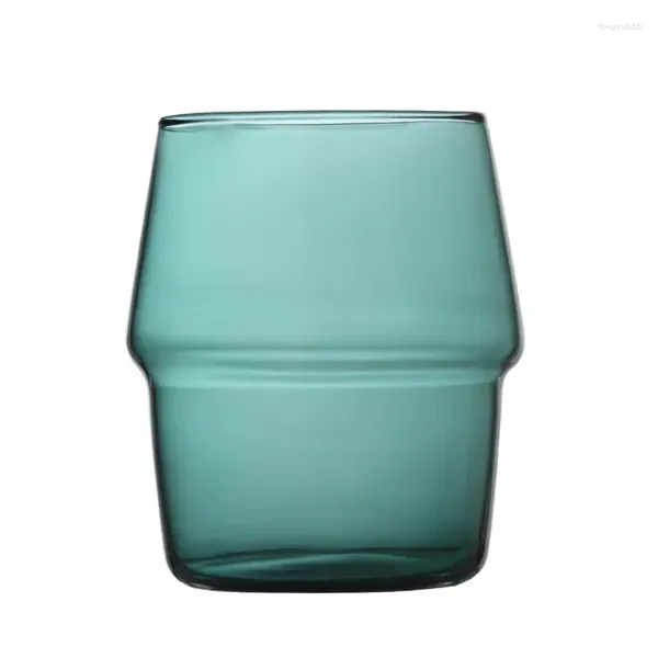 Tazze Tazza in vetro nordico ad alto borosilicato resistente al calore Tazza per acqua Ufficio Caffè Latte Colore domestico Tazze per colazione Articoli per bevande