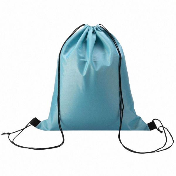 Drawstring sırt çantası katlanır su geçirmez temizlenmesi kolay asılı depolama çantası açık çantası l4tf#