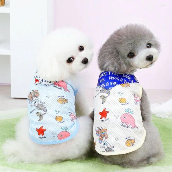 Cão vestuário filhote de cachorro colete verão primavera pet moda desenhos animados pulôver pequeno bonito designer pijamas gato roupas doces chihuahua poodle yorkie