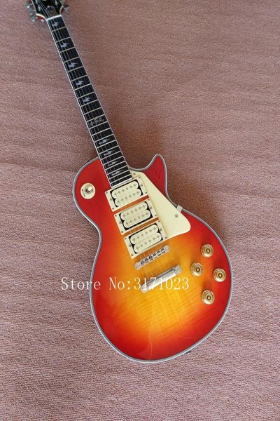 Sunburst Ace Frehley Mahagonikorpus E-Gitarre China Guitar9719110