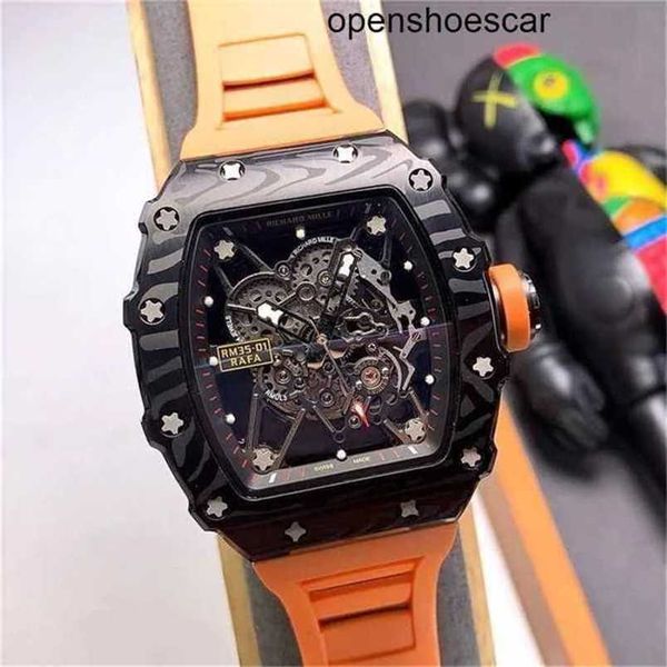 VS Factory Miers Ricas Orologio movimento svizzero qualità automatica con diamante Miller American Bull Atmosphere Business RM035I5J8