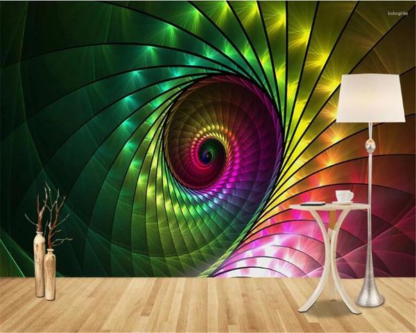 Tapeten WELLYU Europäische Mode Fantasie Klassische Innentapete Einfache Stereo Vision Licht Hintergrund Wand Papel De Parede3D