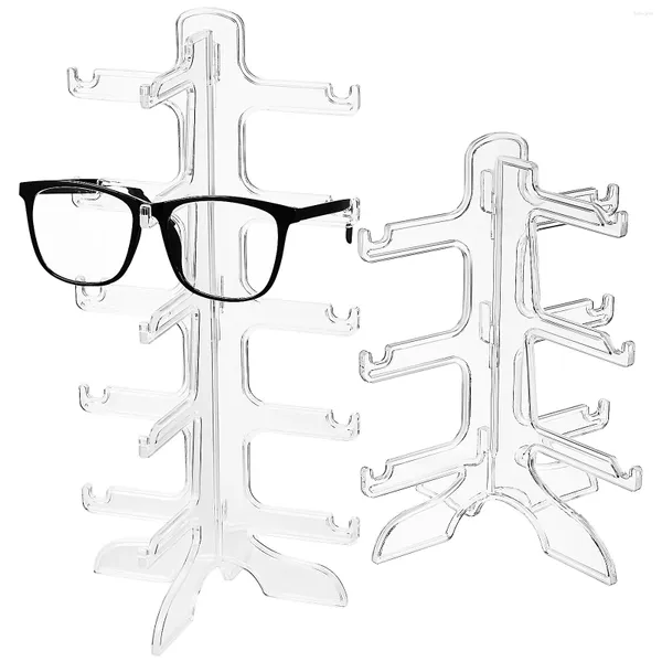Dekoratif Plakalar 2 PC Güneş Gözlüğü Tutucu Gözlükler Ekranlar Gözlükler dik gözlük tutucu ekranlar